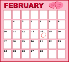 Feb Calendar