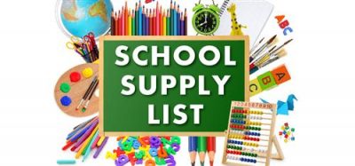 School Supply Banner